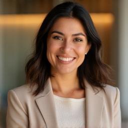 Retrato profesional de Elena Guzmán, Consultora de Recursos Humanos